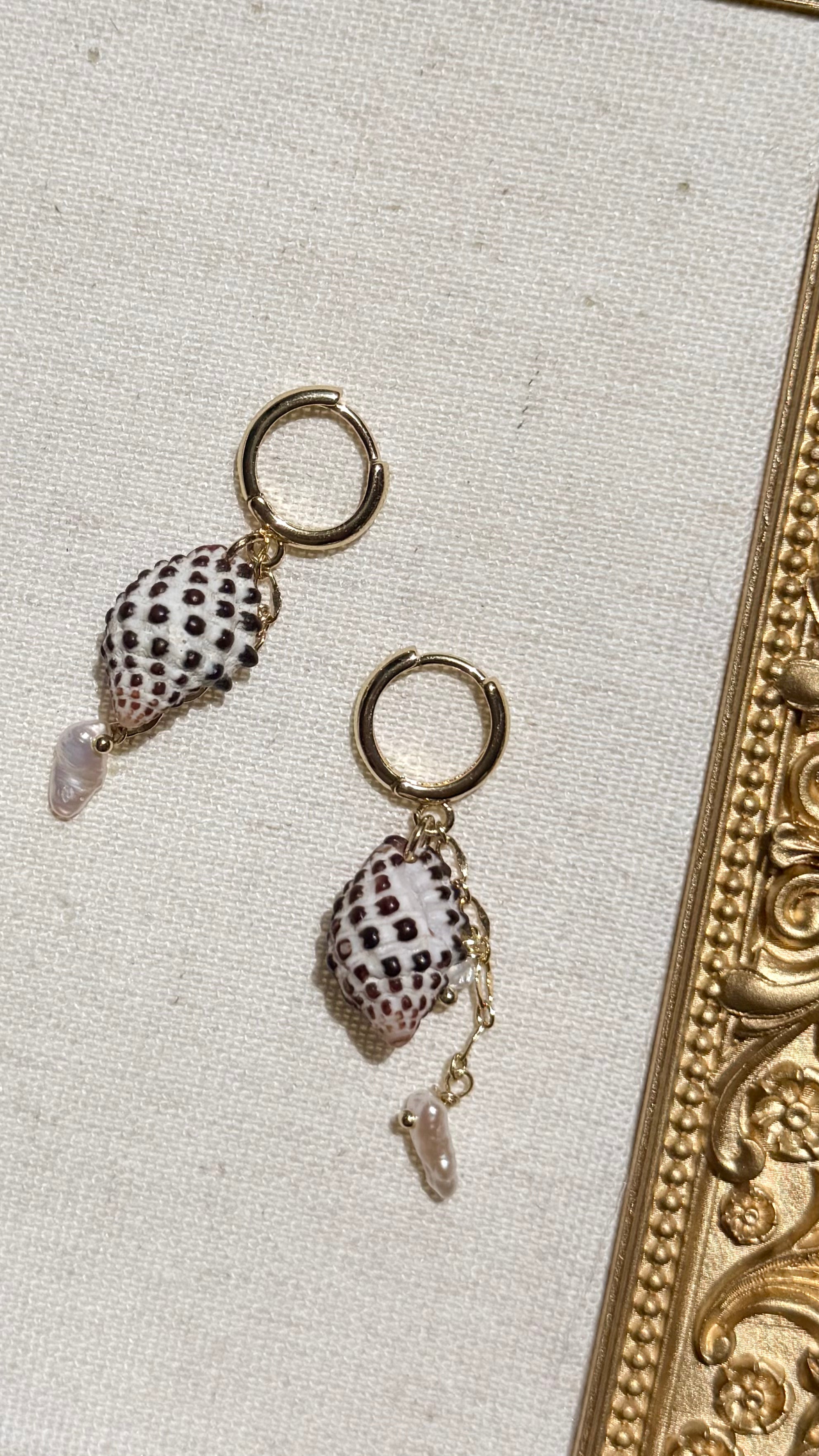 hebrew huggie earrings