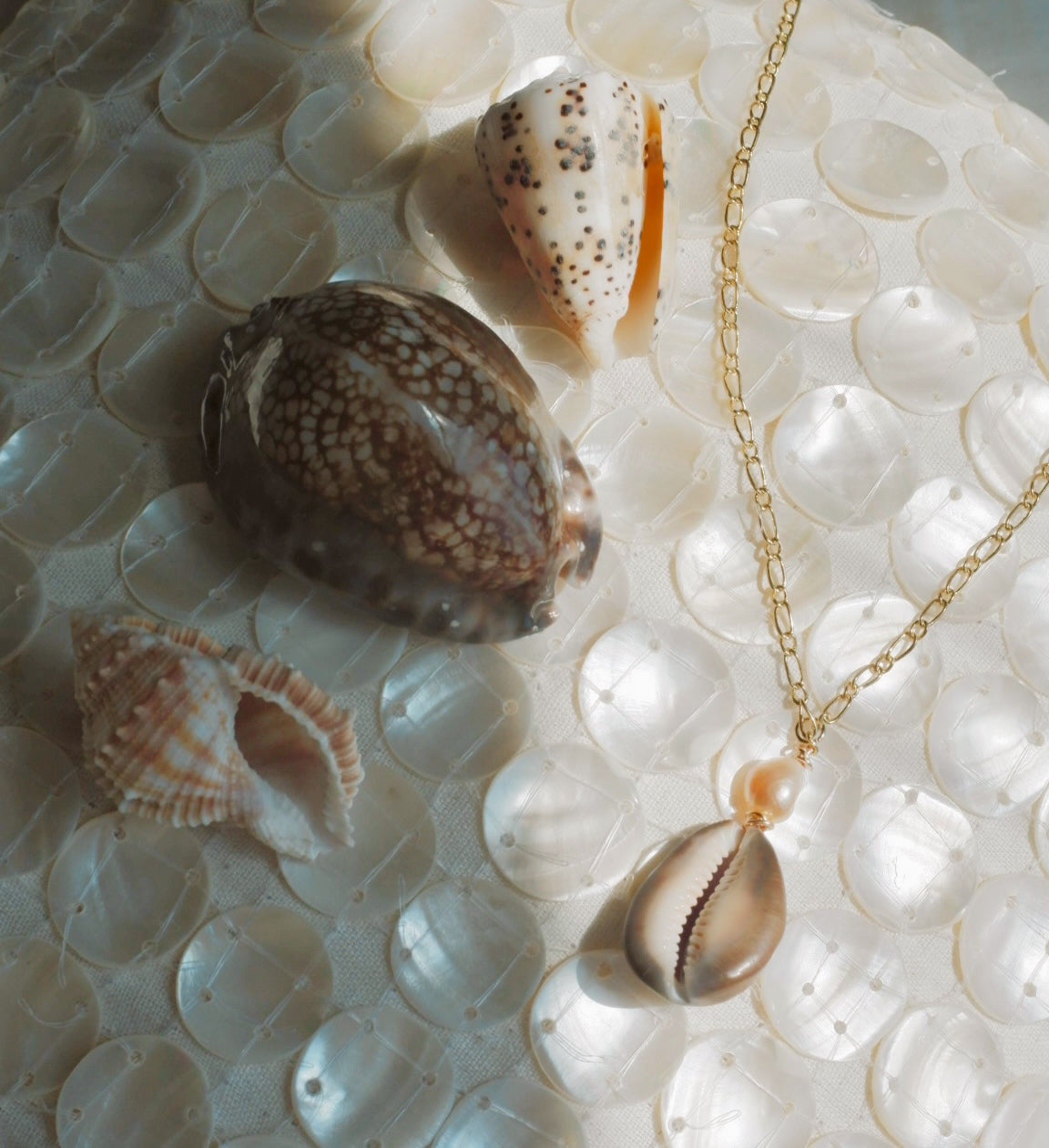 cowrie necklace